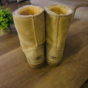 UGG Classic Beige Sheepskin Boots